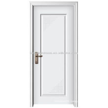 White Paint Simple Design Wood Interior Door MJ-207 Solid Wood Door